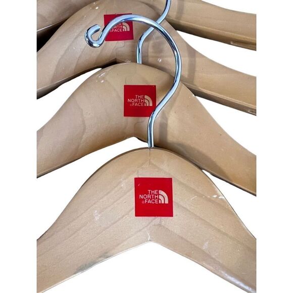 The North Face Wooden 12 Inch Children's Hanger Lot of 5 - Picture 2 of 3